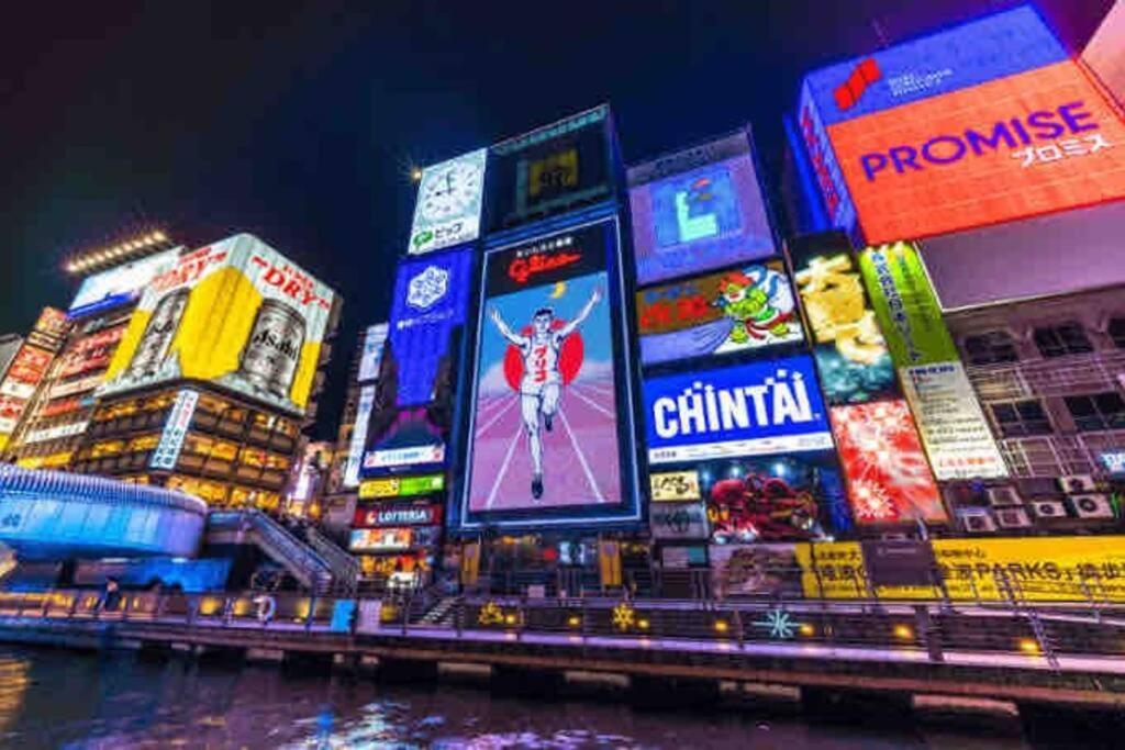 Appartamento ー 8Greige ー 2Min Dotonbori Namba Kuromon Osaka Usj Wifi Unlimited Esterno foto